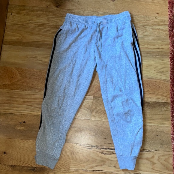 Adidas Gray Joggers - Picture 1 of 3
